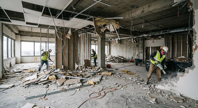 Commercial Building Removal in Sacramento, CA